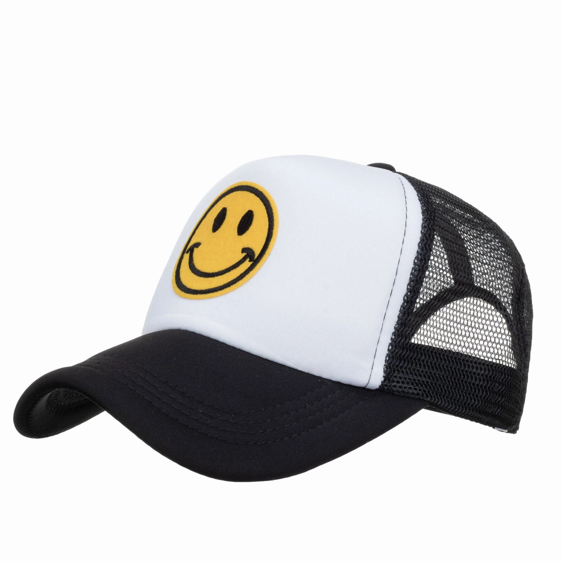 Wholesale Fashionable All-match Smiley Face Mesh Hat