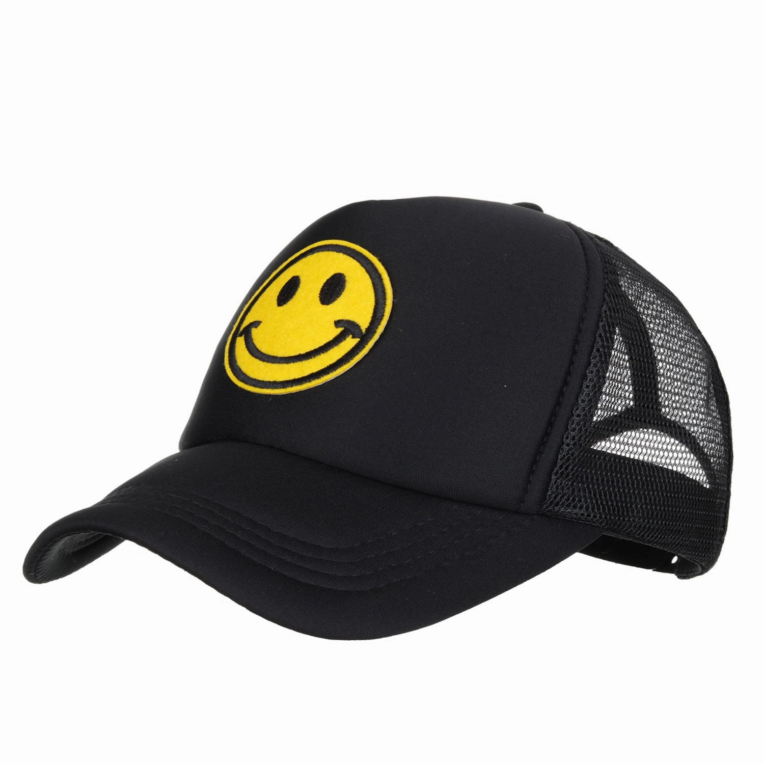 Wholesale Fashionable All-match Smiley Face Mesh Hat