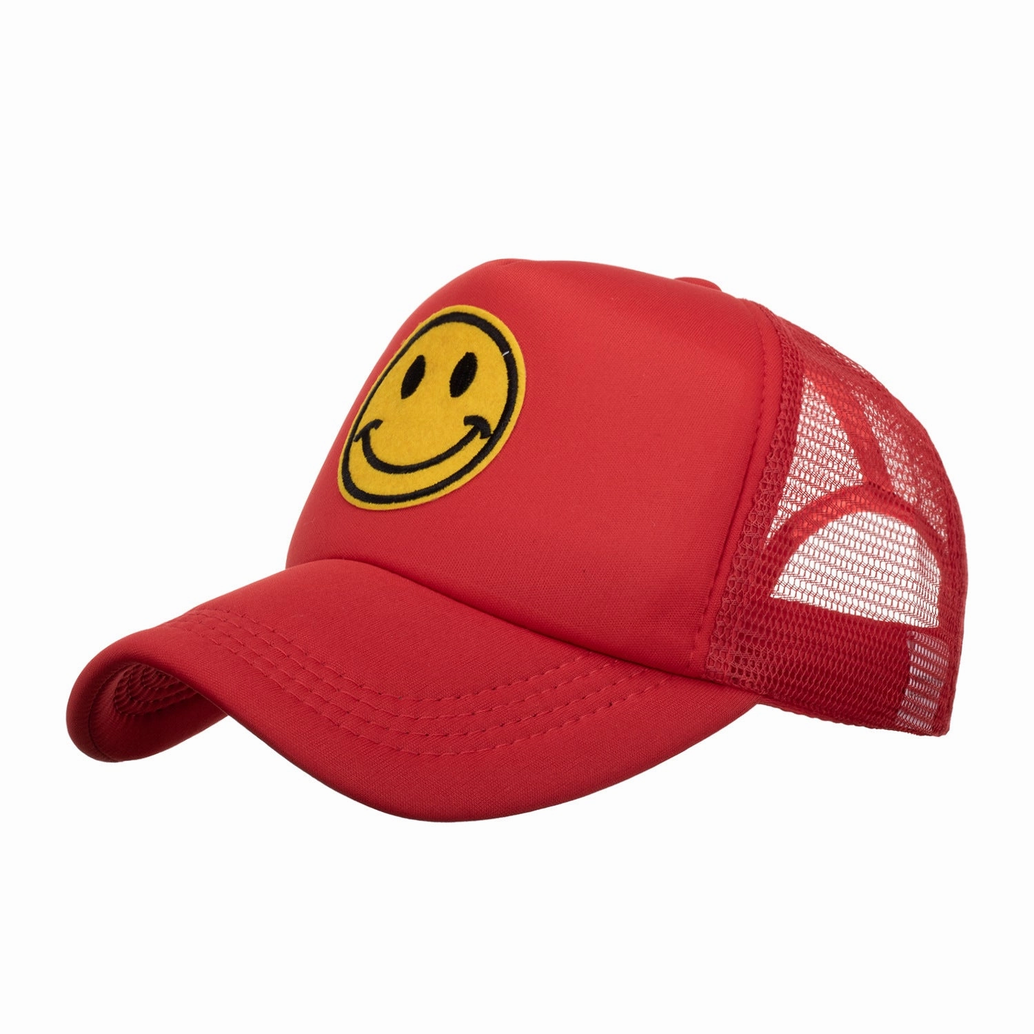 Wholesale Fashionable All-match Smiley Face Mesh Hat