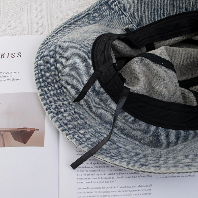 Wholesale Fisherman Hat Increased and Deepened Face Small Sunshade Sunscreen Outdoor Basin Hat for Men