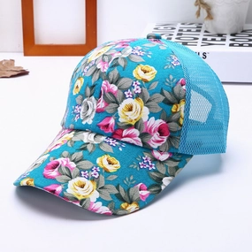 Wholesale Flower Ladies Shade Outdoor Sports Cap