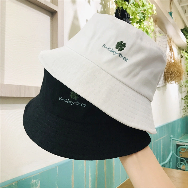 Wholesale Four-leaf Clover Cotton Bucket Hat