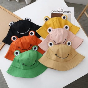 Wholesale Frog Cotton Fisherman Hat