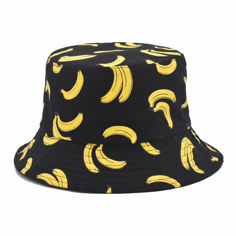 Wholesale Fruit Cotton Travel Beach Double Sided Bucket Hat