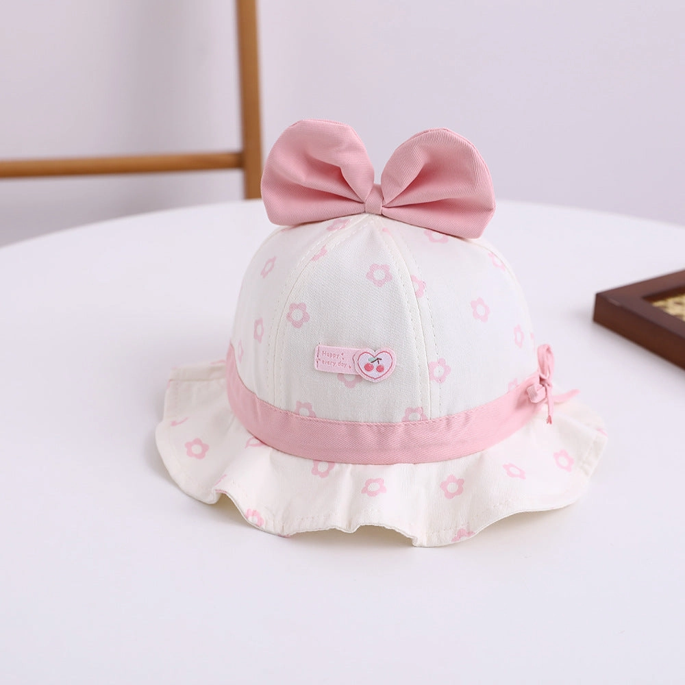 Wholesale Fruit Small Label Cotton Kids Bucket Hat