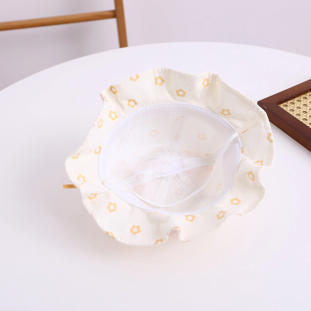 Wholesale Fruit Small Label Cotton Kids Bucket Hat