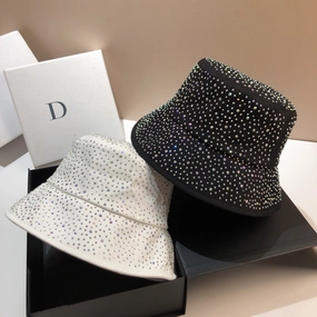Wholesale Full Diamond Pure Cotton Fisherman Hat Basin Hat