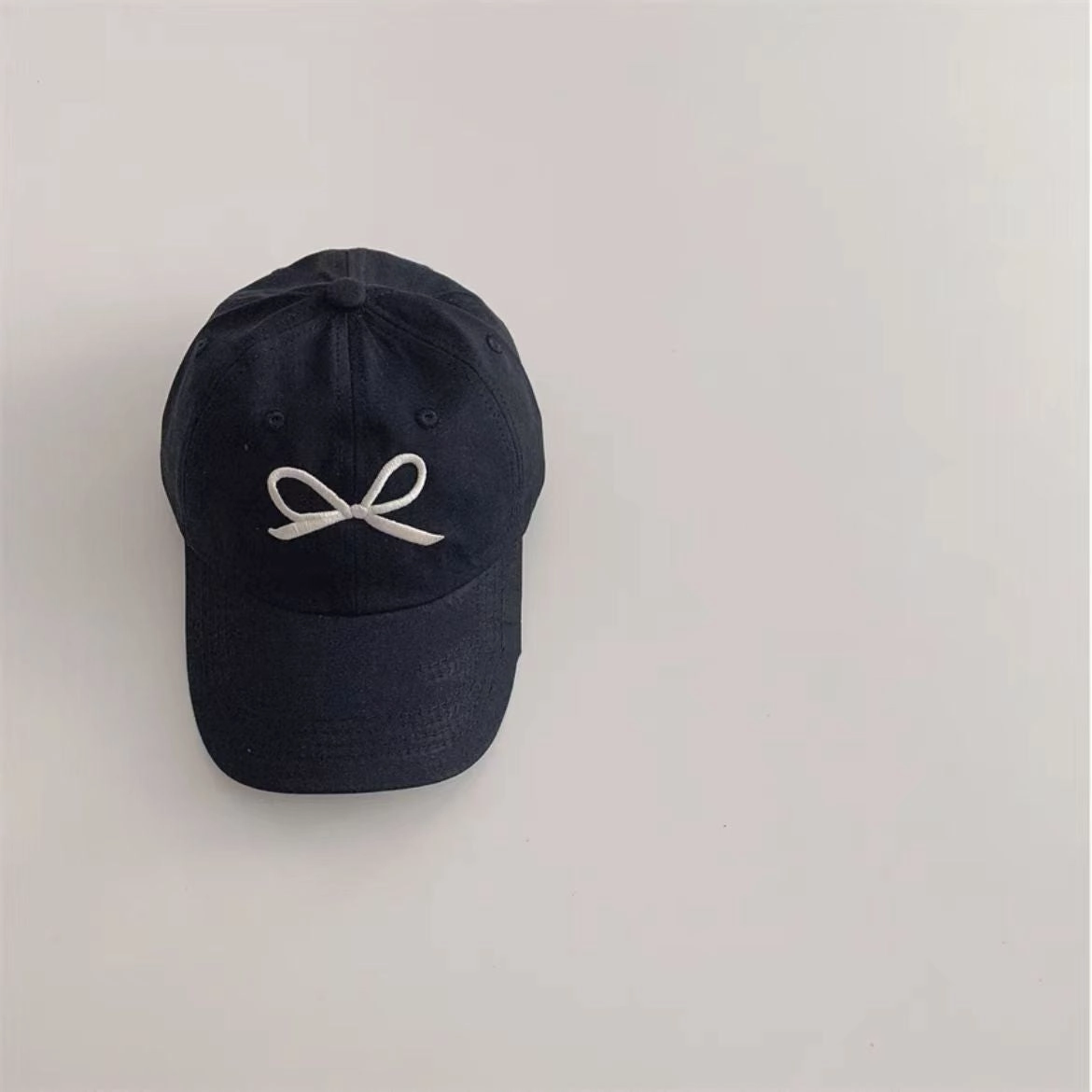 Wholesale Girls Sweet Embroidered Bow Cap