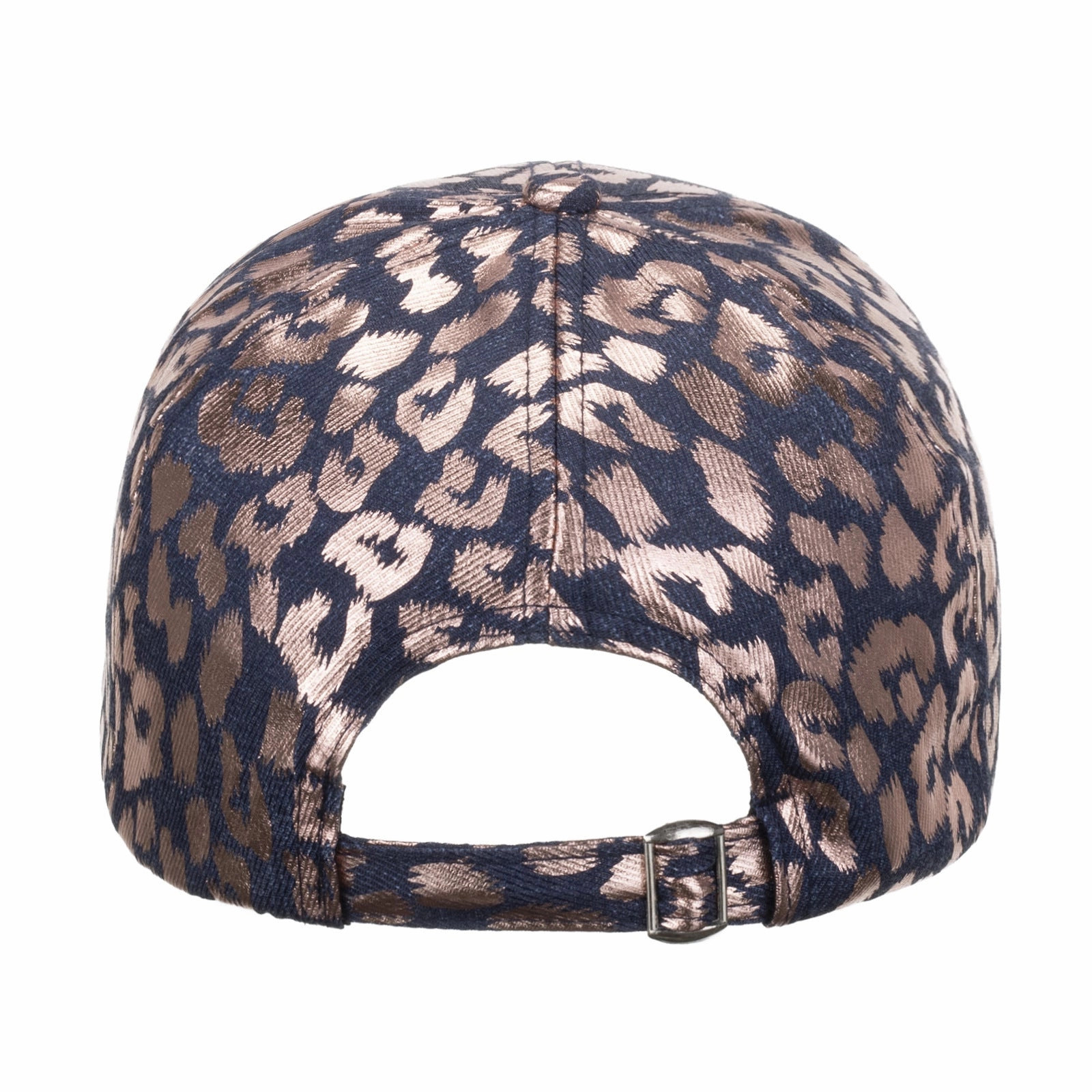 Wholesale Gold foil leopard print baseball cap with colorful letters
