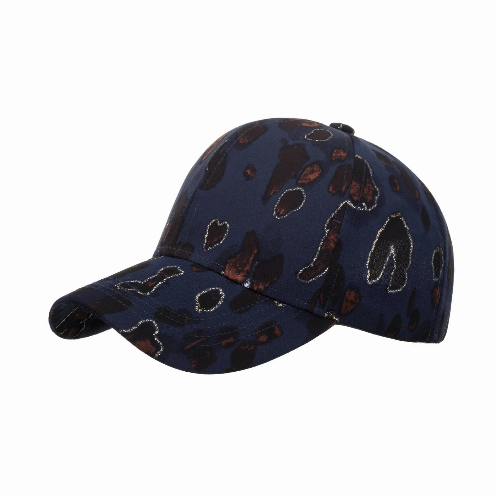 Wholesale Gold powder speckled baseball cap with sun protection