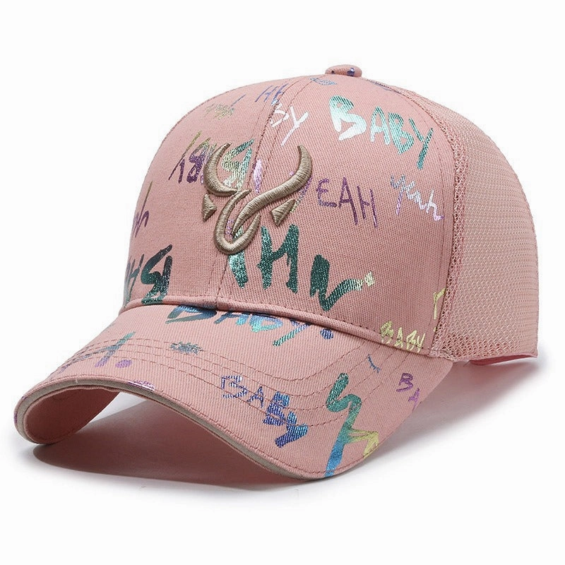 Wholesale Graffiti Embroidered Hat Breathable Baseball Hat