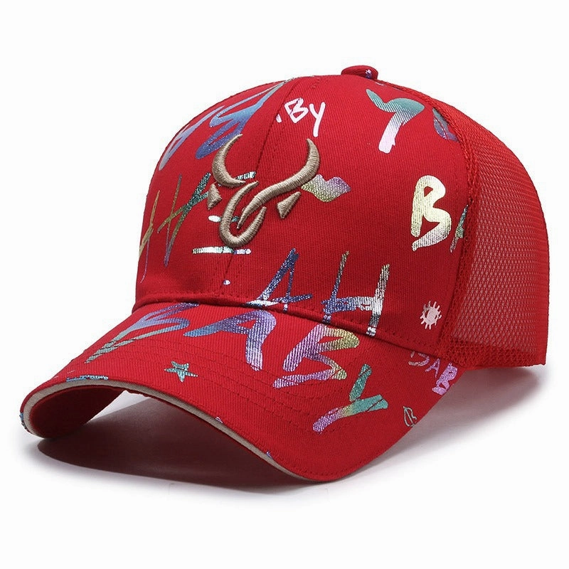 Wholesale Graffiti Embroidered Hat Breathable Baseball Hat