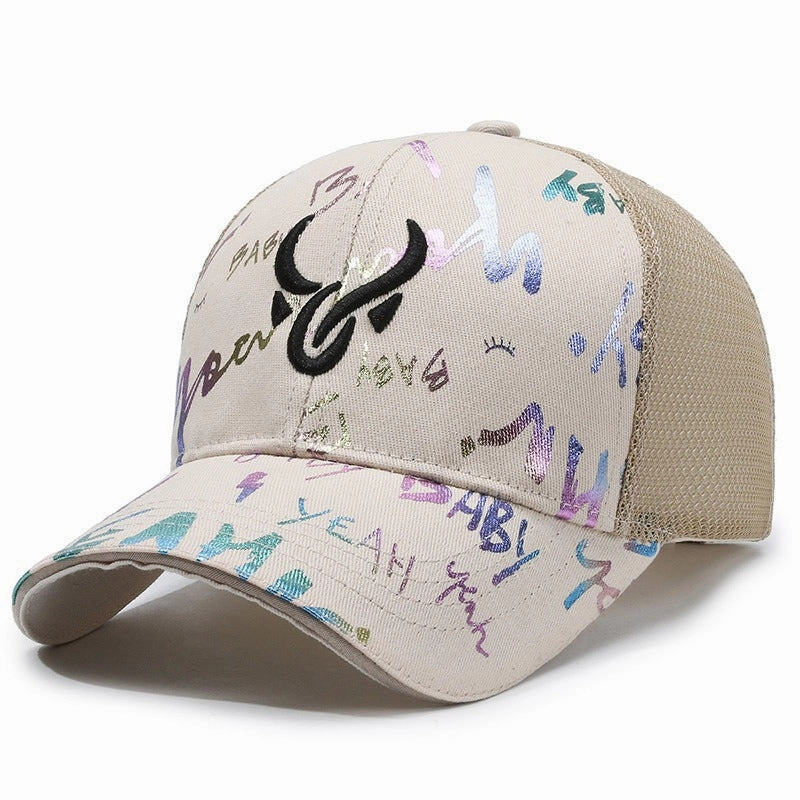 Wholesale Graffiti Embroidered Hat Breathable Baseball Hat