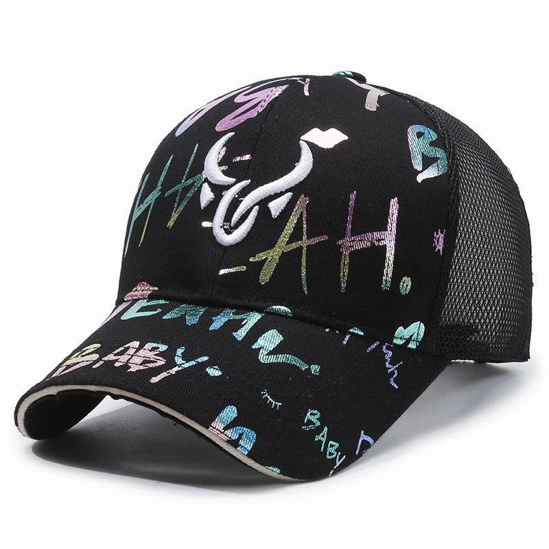 Wholesale Graffiti Embroidered Hat Breathable Baseball Hat
