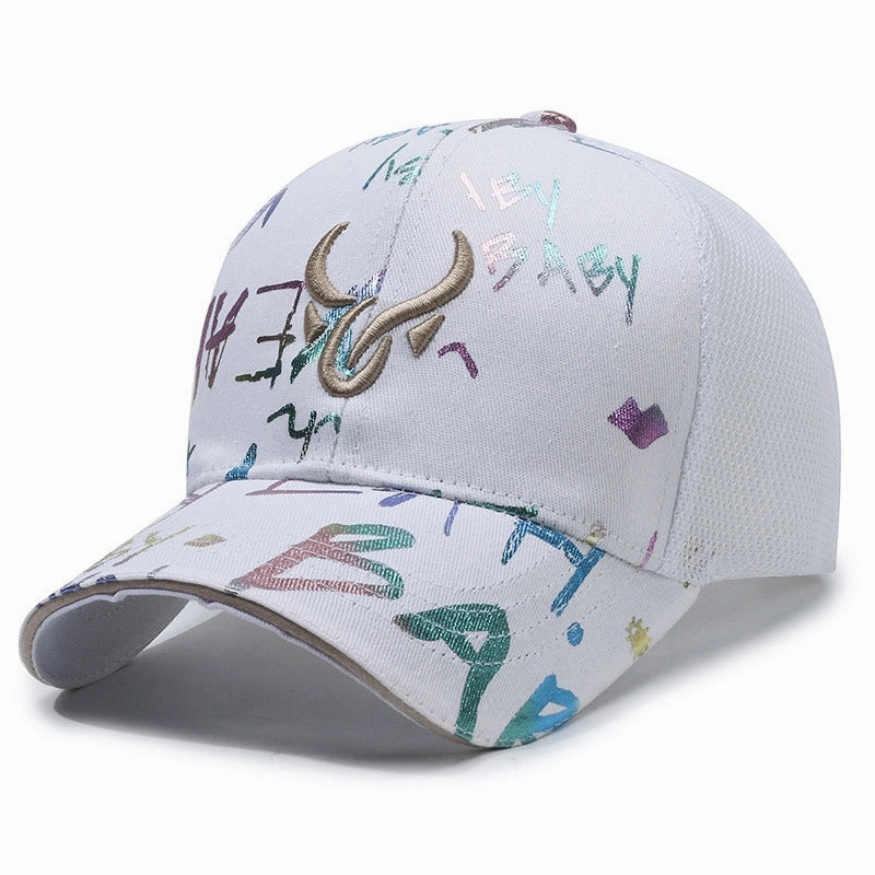 Wholesale Graffiti Embroidered Hat Breathable Baseball Hat