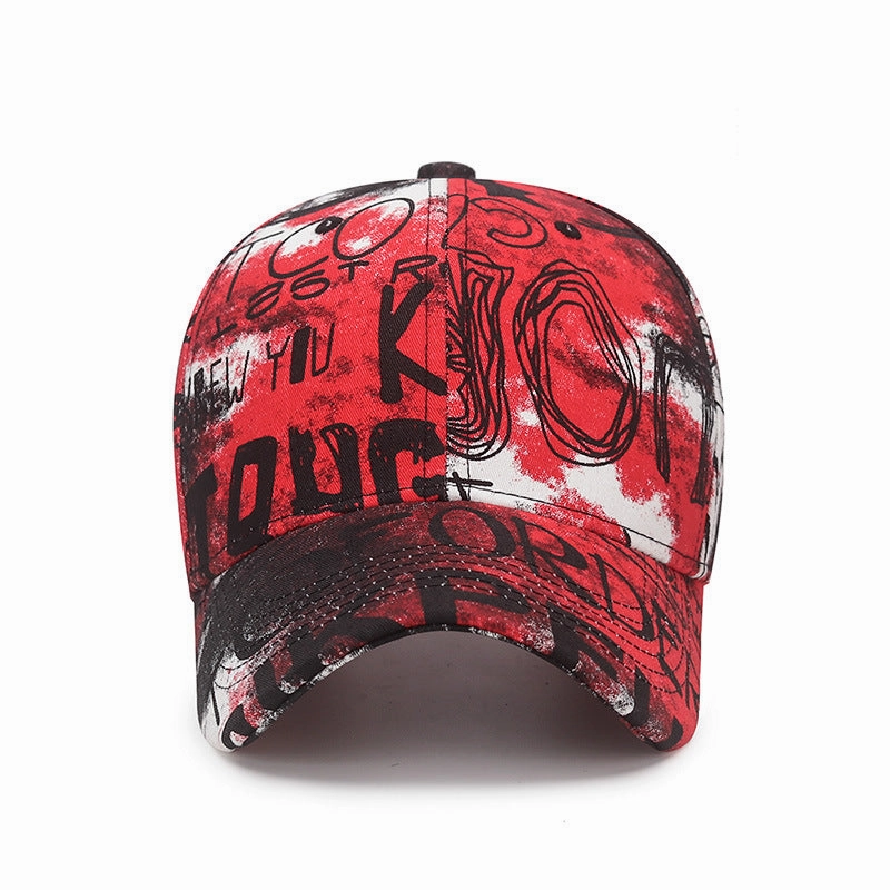 Wholesale Graffiti Floral Personalized Painted Baseball Cap