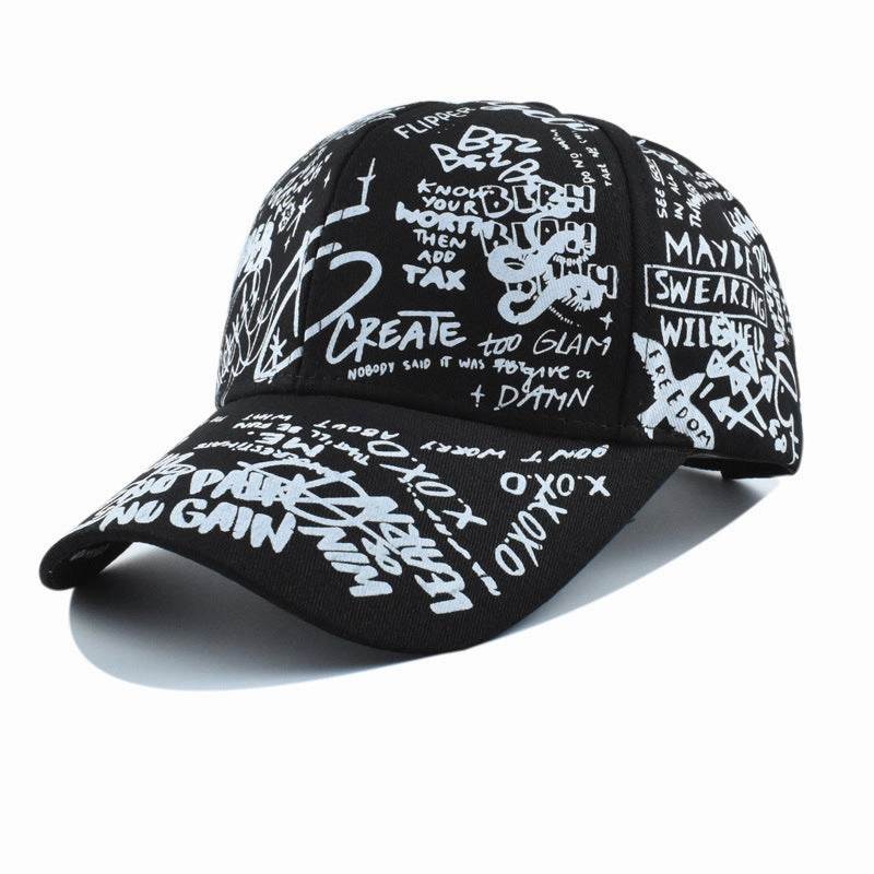 Wholesale Graffiti Print Baseball Cap