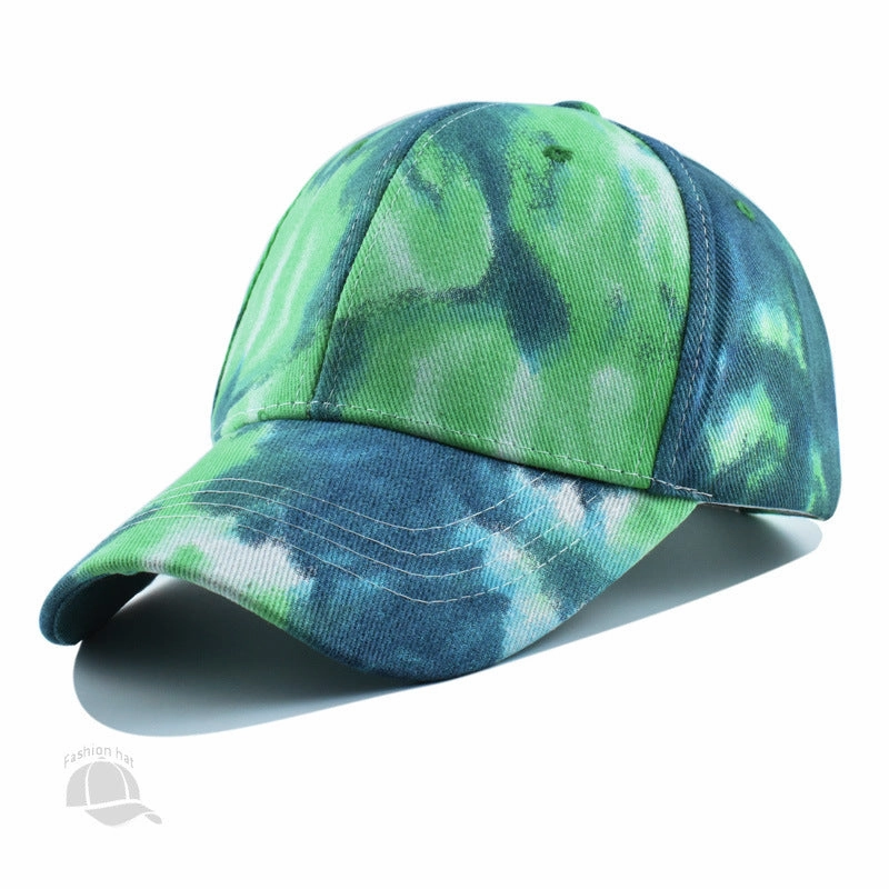 Wholesale Graffiti Tie Dyeing Fashion Personality Outdoor Leisure Travel Sunshade Baseball Hat
