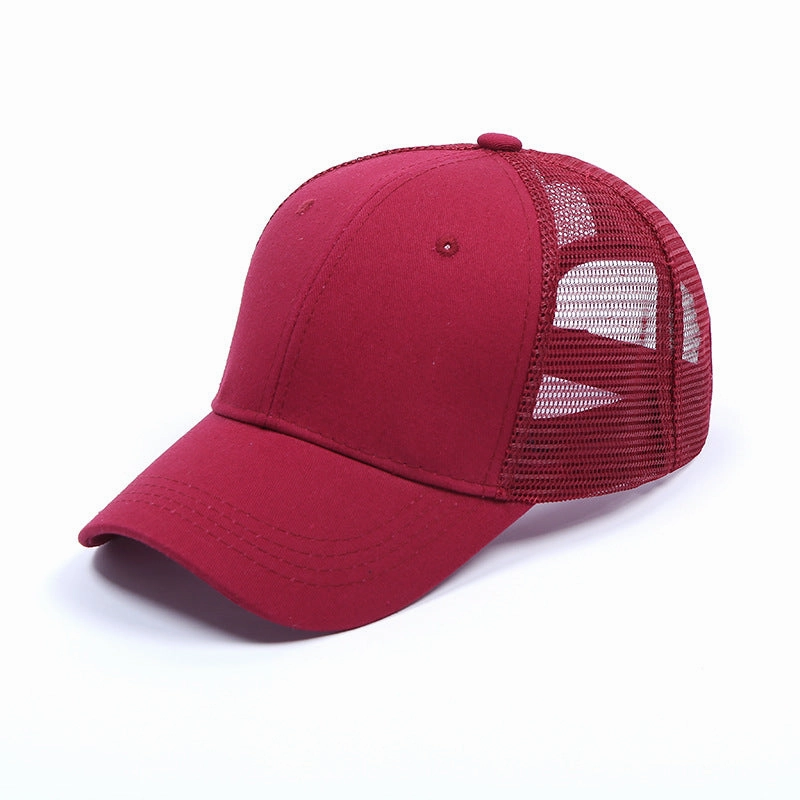 Wholesale Grid Customized Advertising Baseball Cap