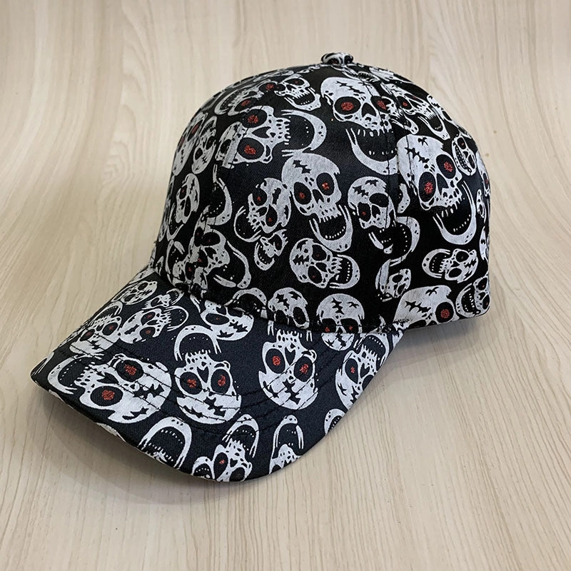 Wholesale Halloween Atmosphere Funny Skull Fashion All-match Baseball Cap