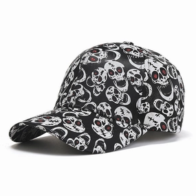 Wholesale Halloween Atmosphere Funny Skull Fashion All-match Baseball Cap