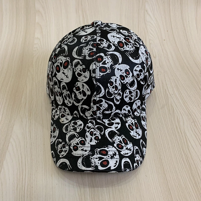 Wholesale Halloween Atmosphere Funny Skull Fashion All-match Baseball Cap