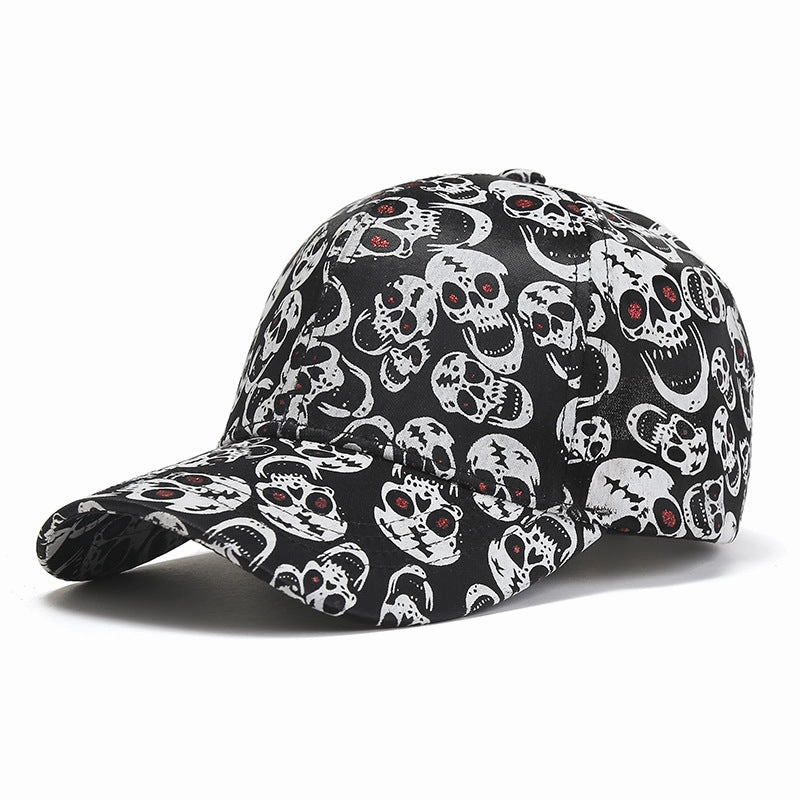 Wholesale Halloween Atmosphere Funny Skull Fashion All-match Baseball Cap