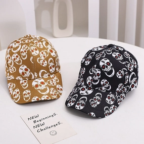 Wholesale Halloween Red Eye Skull Baseball Cap