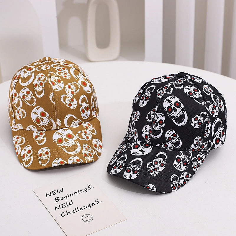 Wholesale Halloween Red Eye Skull Baseball Cap