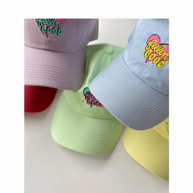 Wholesale Heart Patch Light Color Baseball Cap