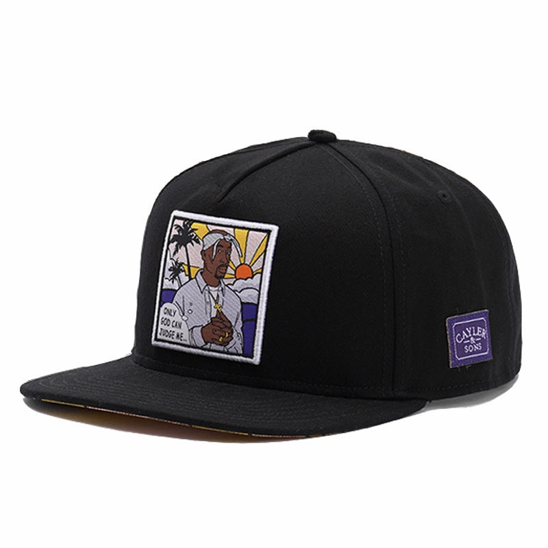 Wholesale High Street Fashion Flat Brim Baseball Cap with Initials