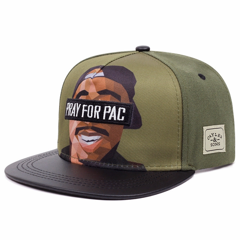 Wholesale High Street Fashion Flat Brim Baseball Cap with Initials