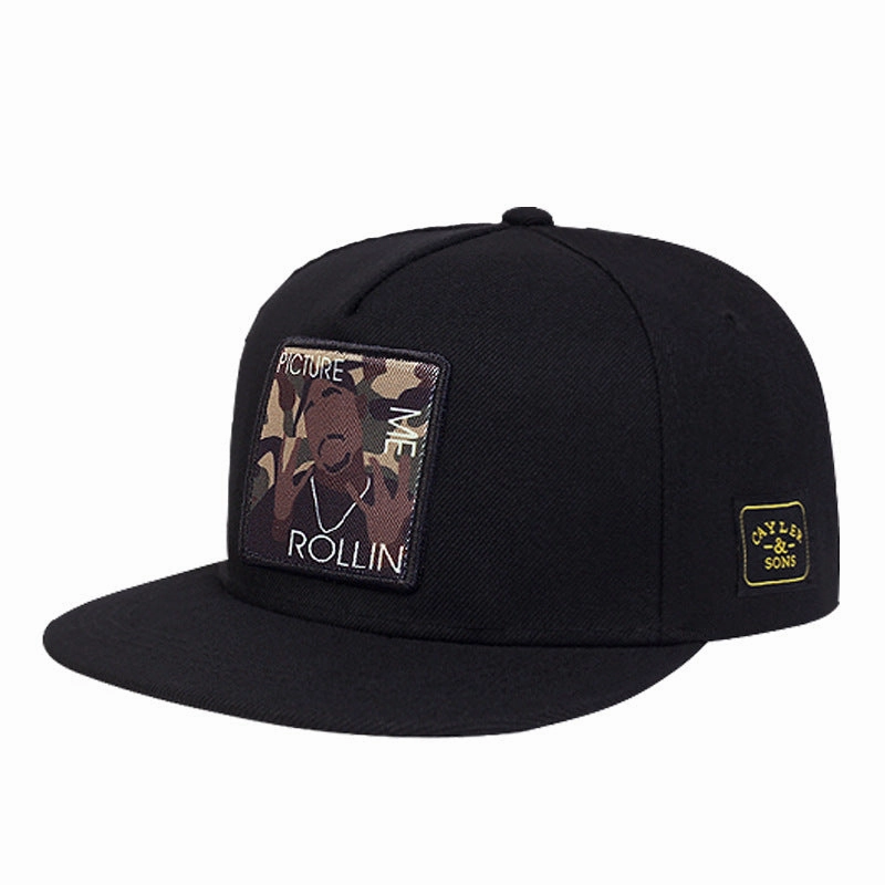 Wholesale High Street Fashion Flat Brim Baseball Cap with Initials