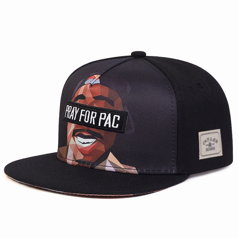 Wholesale High Street Fashion Flat Brim Baseball Cap with Initials
