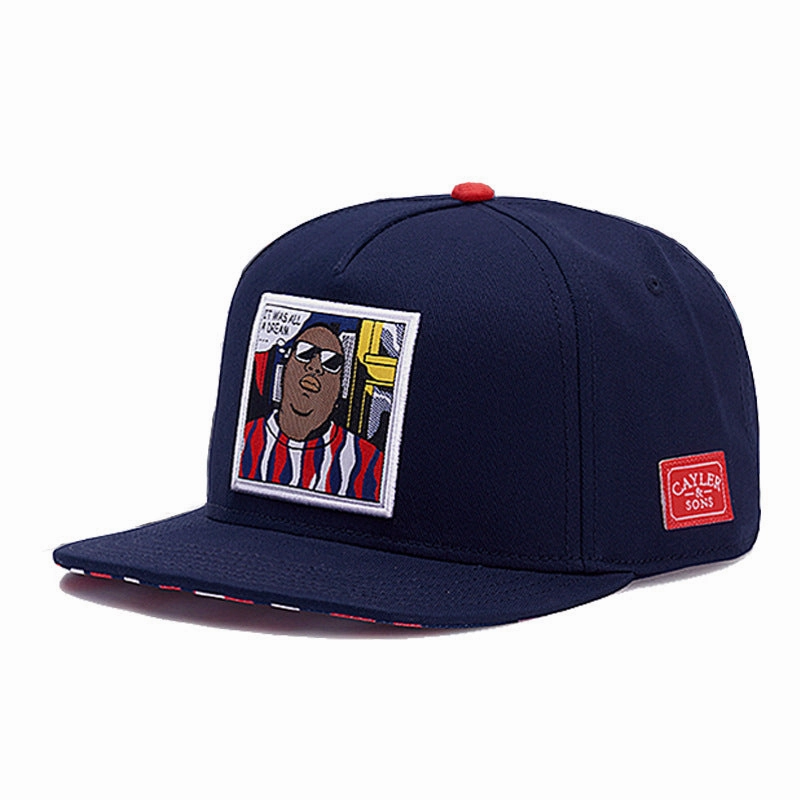 Wholesale High Street Fashion Flat Brim Baseball Cap with Initials