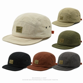 Wholesale Hip-hop style short brim retro sun visor soft top baseball hat