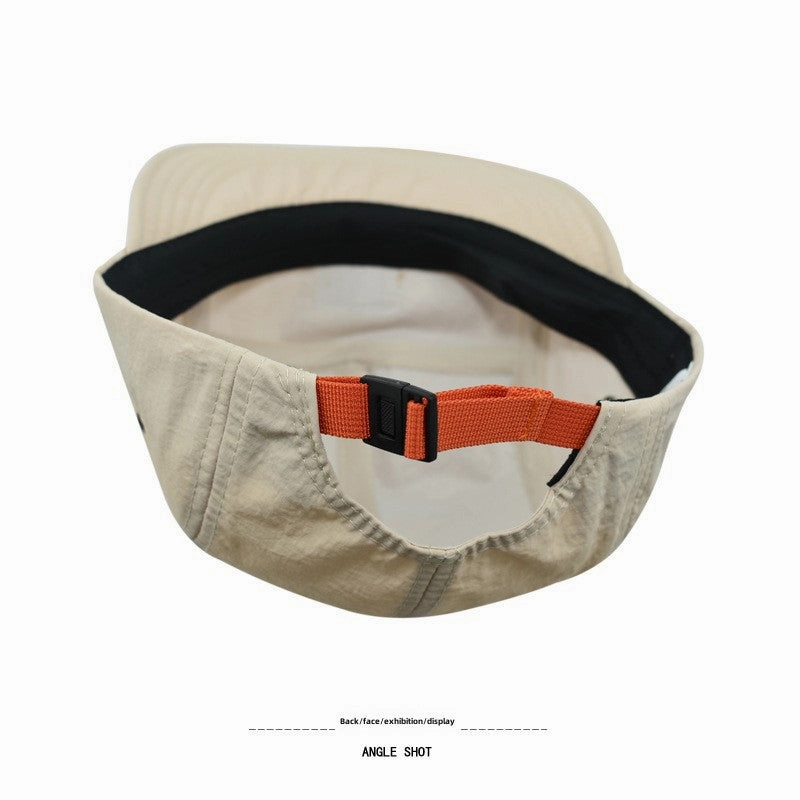 Wholesale Hip-hop style short brim retro sun visor soft top baseball hat
