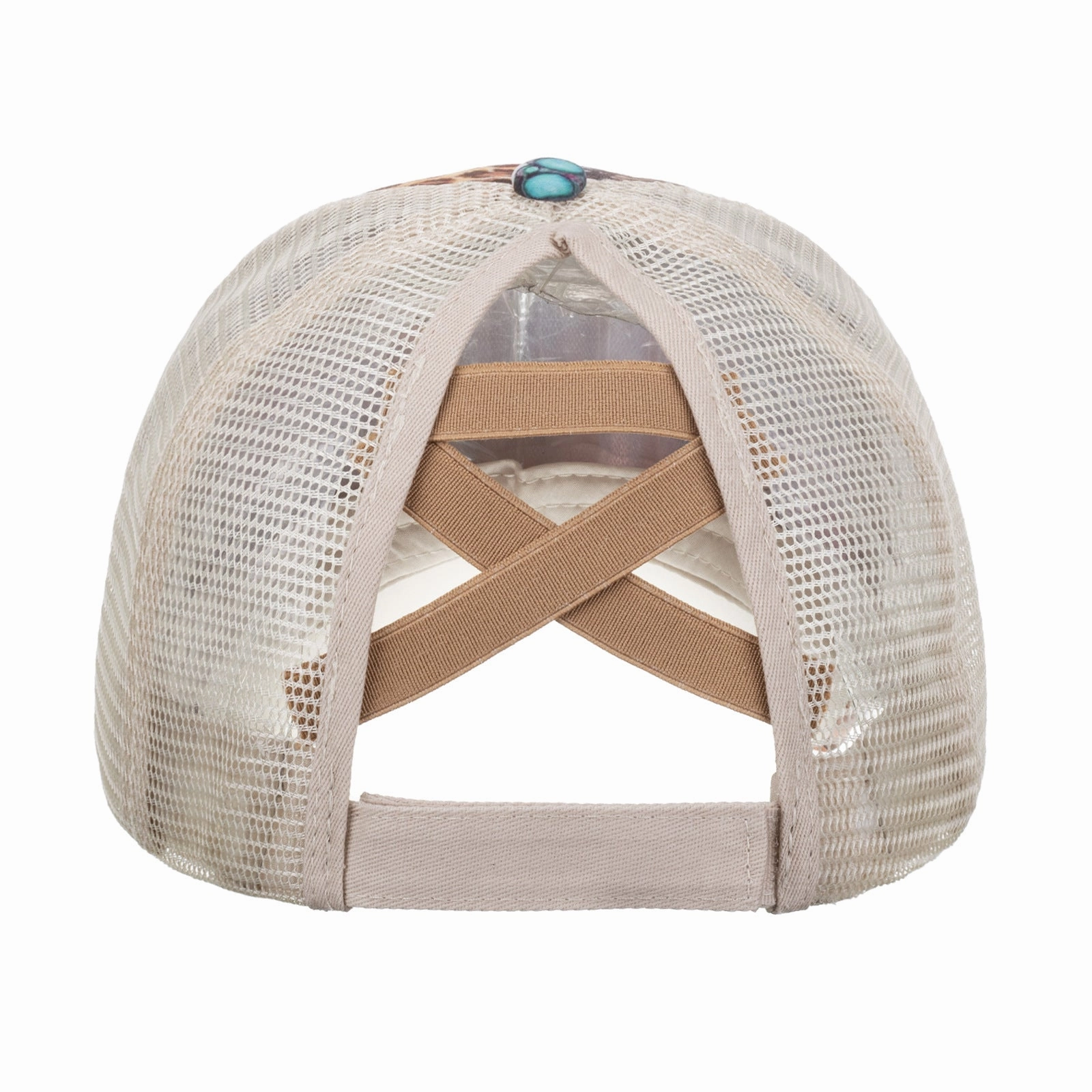 Wholesale Horse bar single cross mesh hat baseball cap