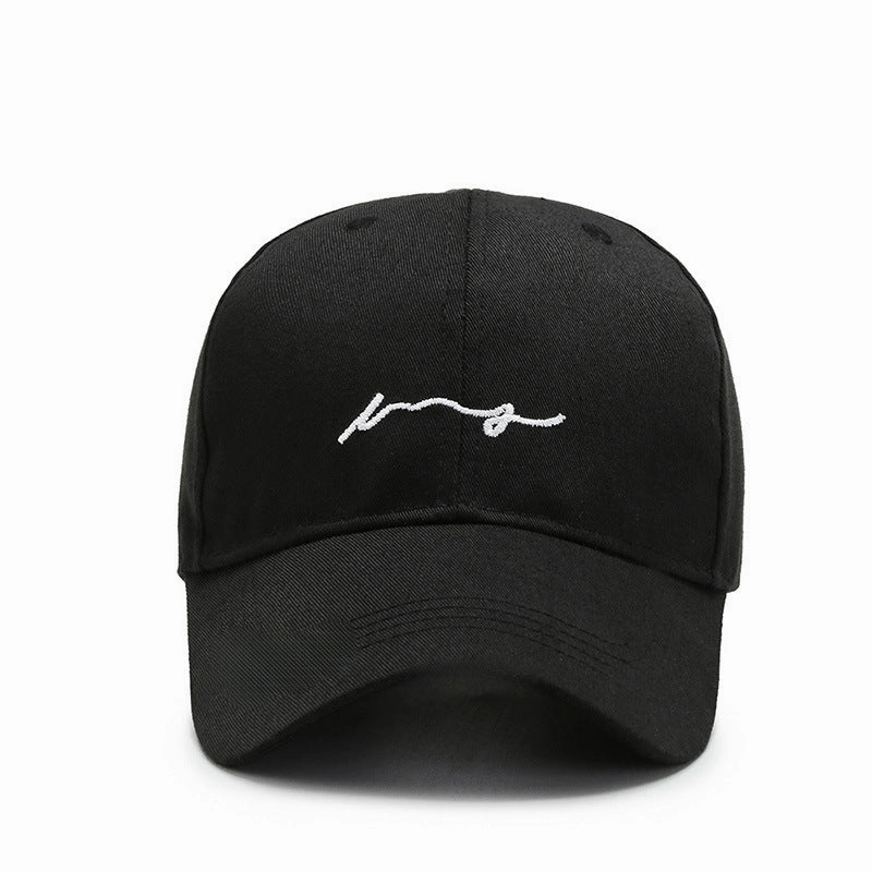 Wholesale Japanese style casual sun visor letter curved brim cap