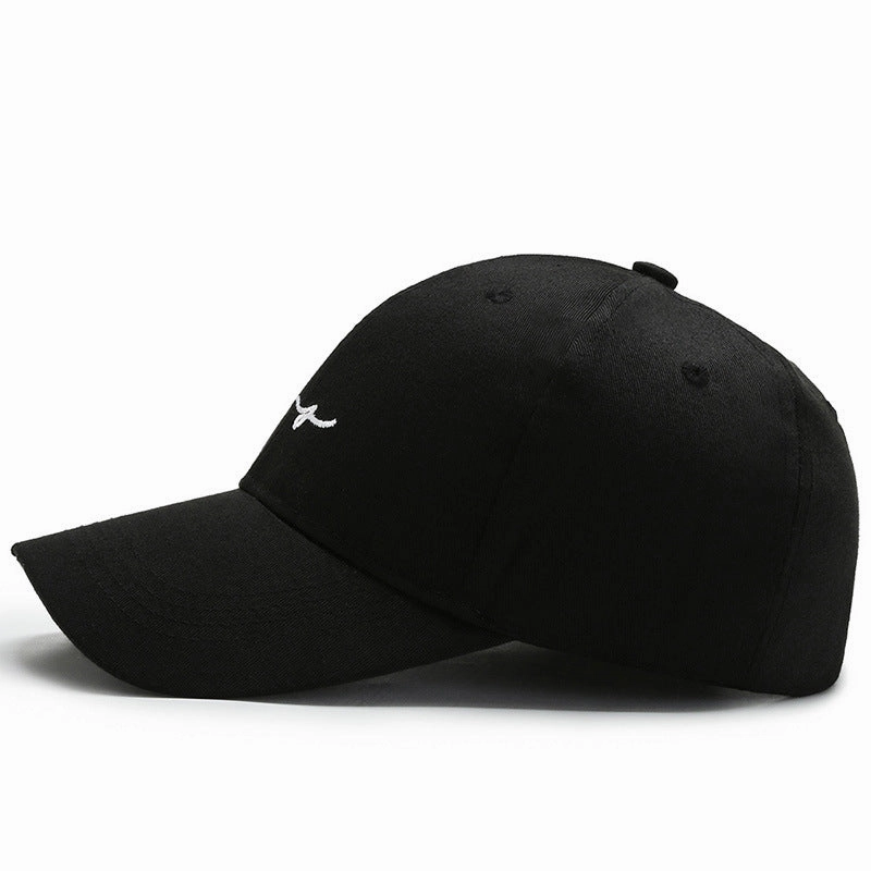 Wholesale Japanese style casual sun visor letter curved brim cap