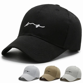 Wholesale Japanese style casual sun visor letter curved brim cap