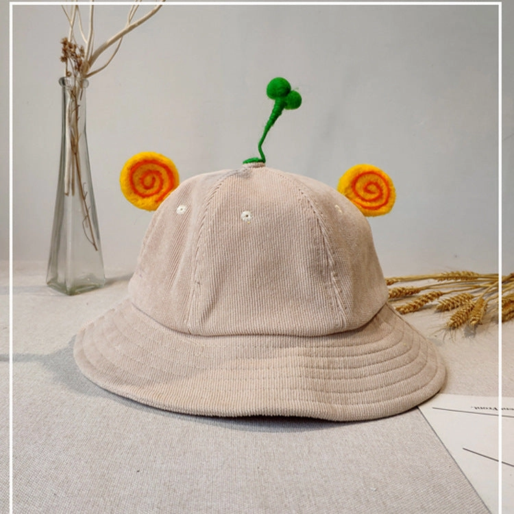 Wholesale Kids Bean Sprouts Corduroy Bucket Hat