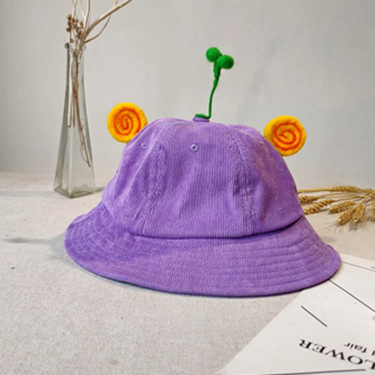 Wholesale Kids Bean Sprouts Corduroy Bucket Hat