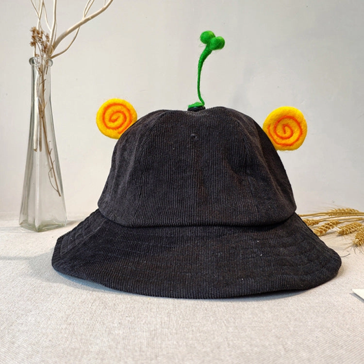 Wholesale Kids Bean Sprouts Corduroy Bucket Hat