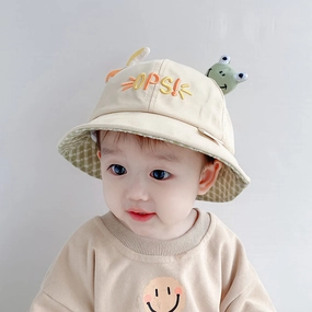 Wholesale Kids Cute Wool Bucket Hat
