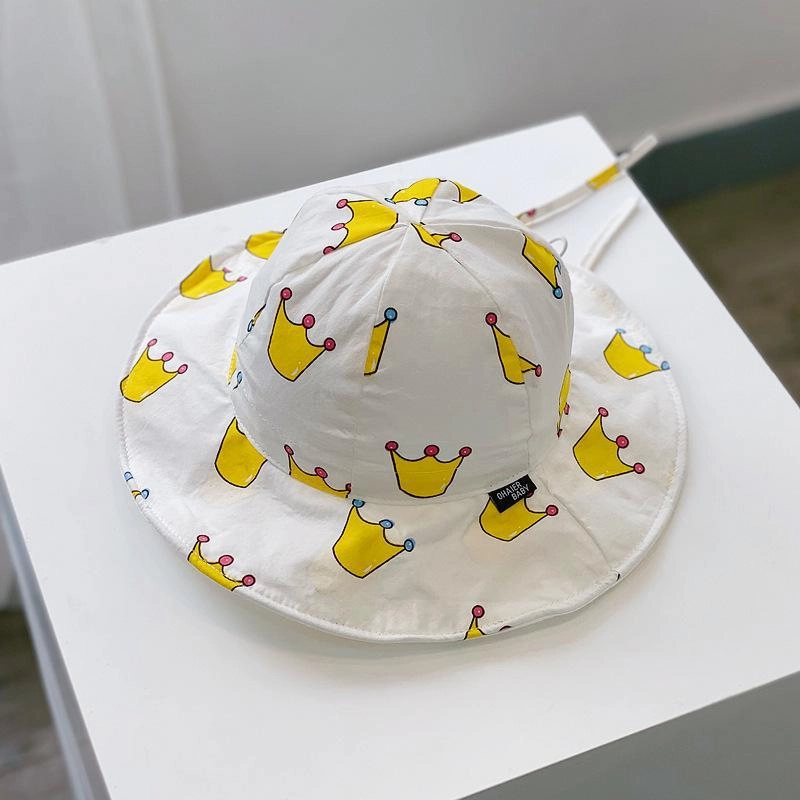 Wholesale Kids Sunshade Big Brim Wool Bucket Hat