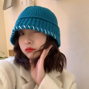 Wholesale Knitted Coarse Woolen Fisherman's Hats
