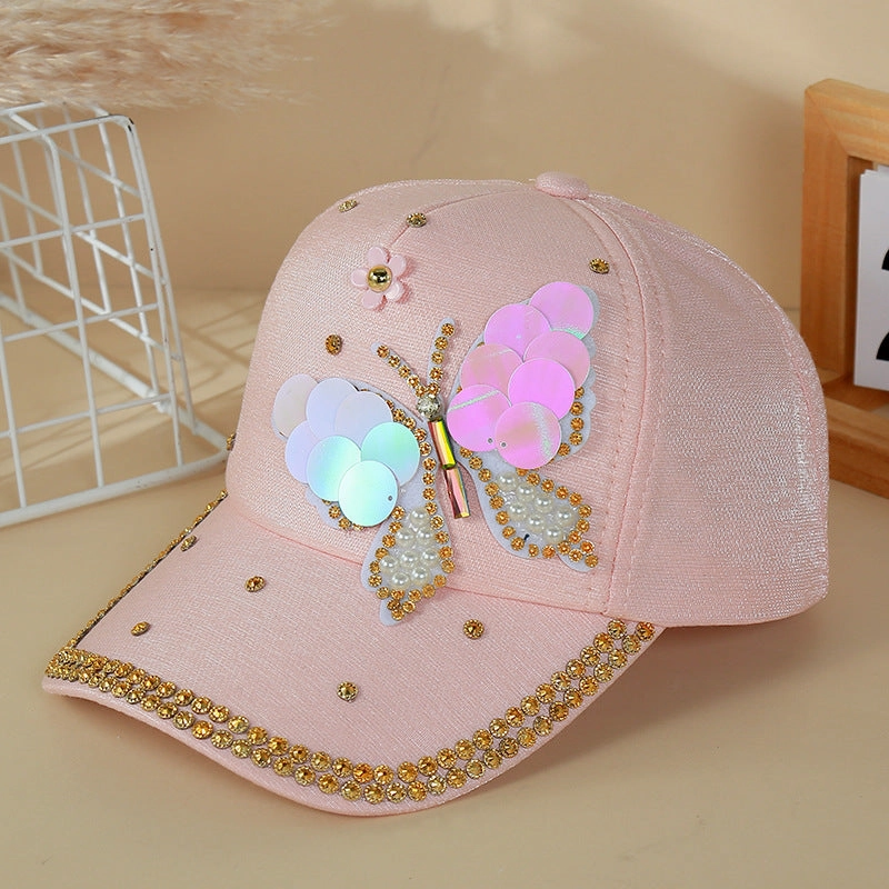 Wholesale Lace Breathable Sun Protection Face Small Baseball Cap