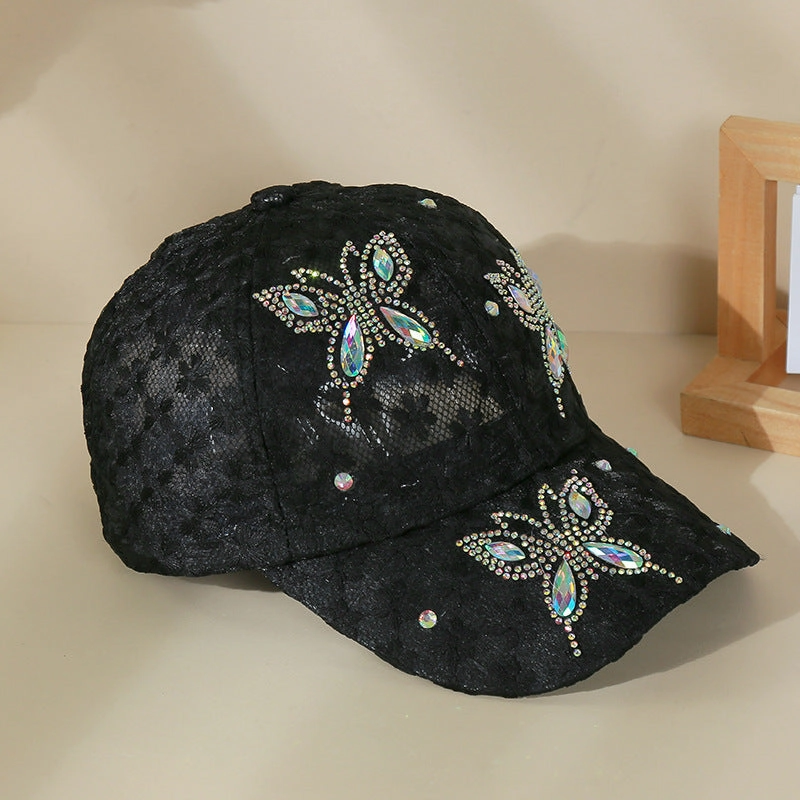 Wholesale Lace Breathable Sun Protection Face Small Baseball Cap