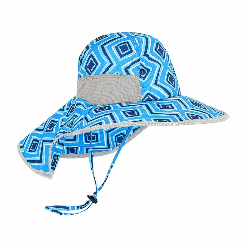 Wholesale large eaves decor Nylon Children's Fisherman Hat